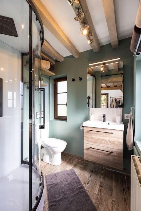Le Puits Jaune - Gite Nature Et Spa Saint-Denis-le-Thiboult Extérieur photo