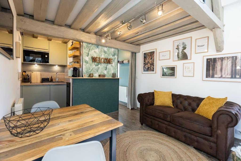 Le Puits Jaune - Gite Nature Et Spa Saint-Denis-le-Thiboult Extérieur photo